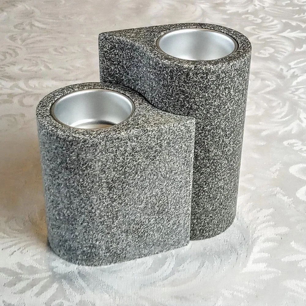 PartyLite Granite Puzzle Tealight Candle Holders